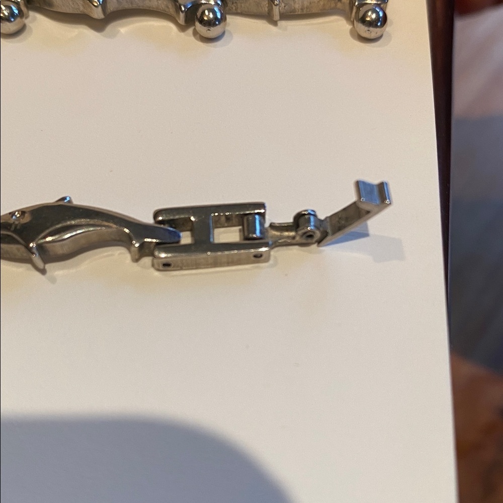 2 x 925 Silver Chain Bracelets from Mexico - Picture 4 of 8